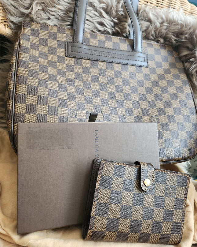 Louis Vuitton Damier Ebene Canvas Parioli PM Bag