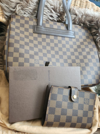 Louis Vuitton Damier Ebene Canvas Parioli PM Bag