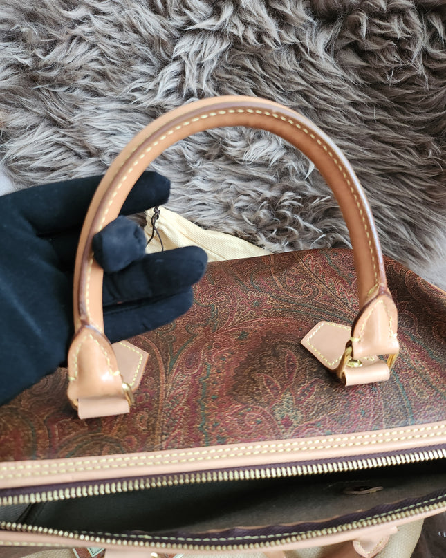 ETRO Paisley jacquard Boston bag