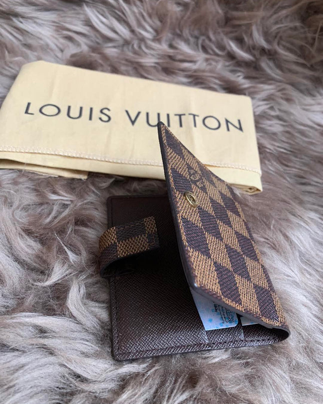 Louis Vuitton Mini Agenda Damier Ebene (Card Holder )