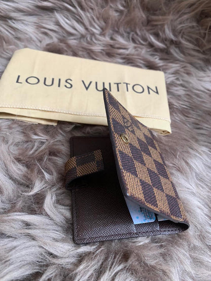 Louis Vuitton Mini Agenda Damier Ebene (Card Holder )