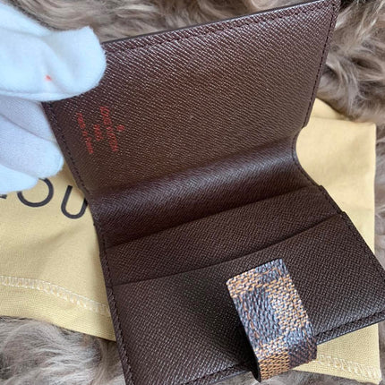 Louis Vuitton Mini Agenda Damier Ebene (Card Holder )