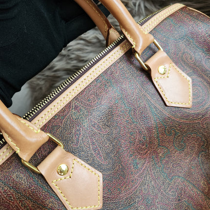 ETRO Paisley jacquard Boston bag