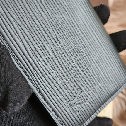 Louis Vuitton Epi Epi Leather Card Case Black