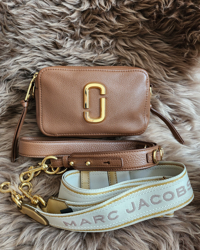Marc Jacobs The Softshot 21 in Milk Chocolate calf leather Brown