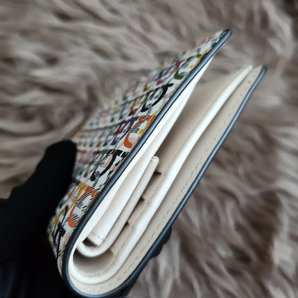Salvatore Ferragamo Gancini Multicolor Small Wallet