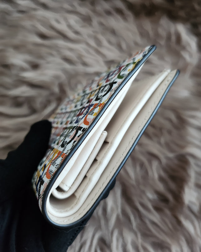 Salvatore Ferragamo Gancini Multicolor Small Wallet