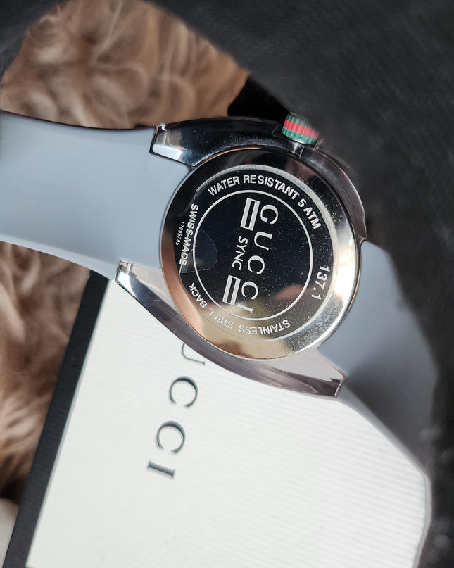 Gucci
Sync Grey Dial and Grey Rubber Strap Unisex Watch 137.1