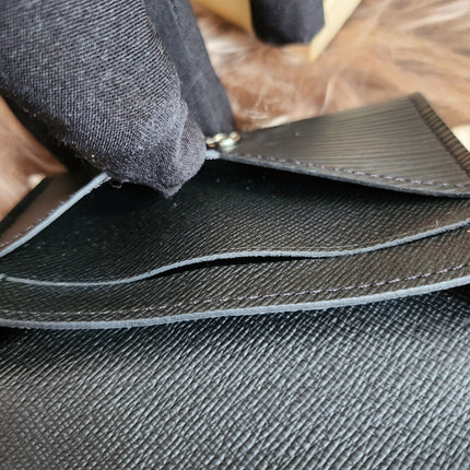 Louis Vuitton Epi Epi Leather Card Case Black