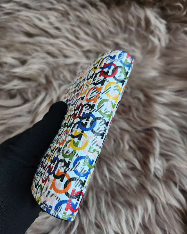 Salvatore Ferragamo Gancini Multicolor Small Wallet