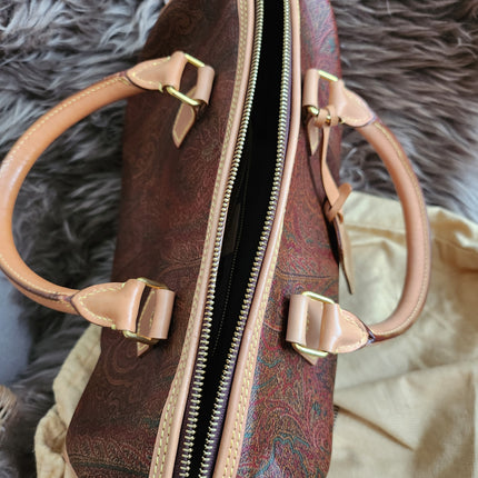 ETRO Paisley jacquard Boston bag