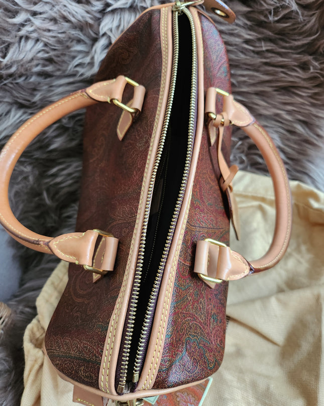 ETRO Paisley jacquard Boston bag