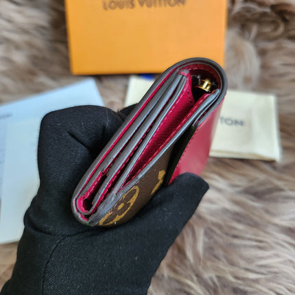 LOUIS VUITTON Monogram Zoe Wallet Small