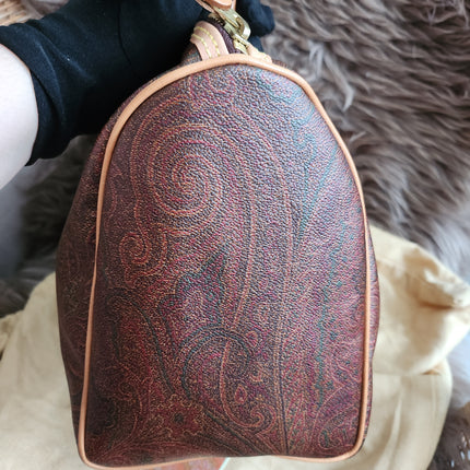 ETRO Paisley jacquard Boston bag