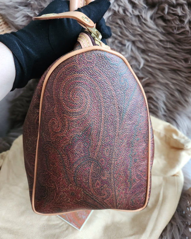 ETRO Paisley jacquard Boston bag