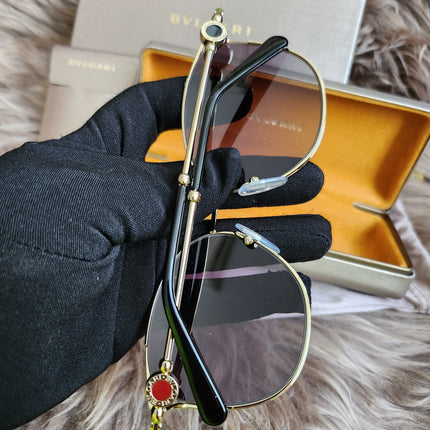 BVLGARI
Half Rim Cat Eye Sunglasses