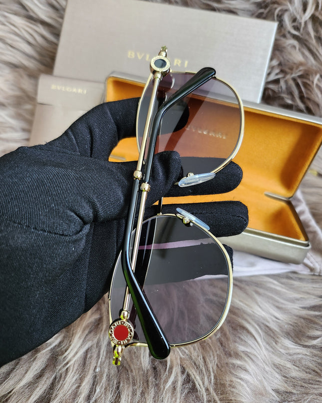 BVLGARI
Half Rim Cat Eye Sunglasses
