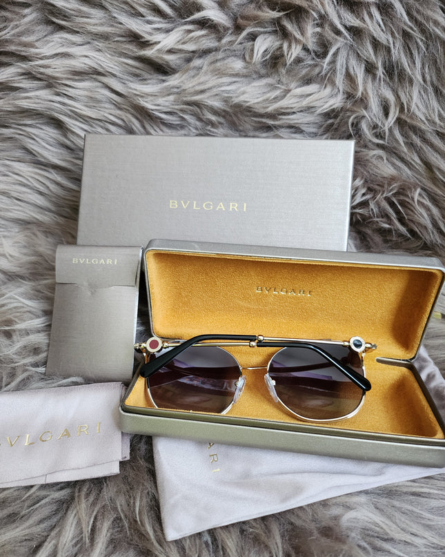 BVLGARI
Half Rim Cat Eye Sunglasses