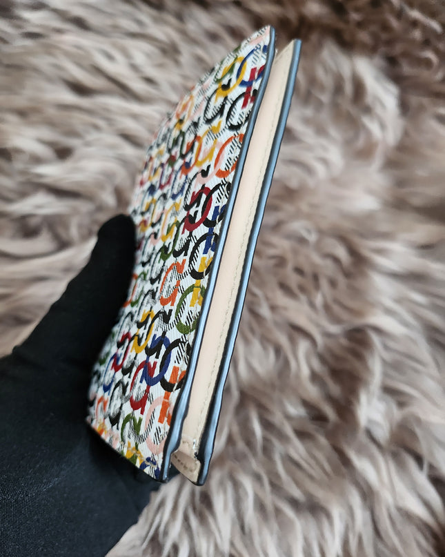 Salvatore Ferragamo Gancini Multicolor Small Wallet