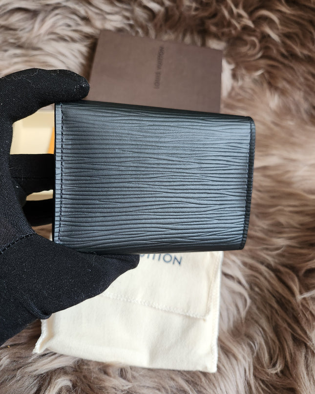 Louis Vuitton Epi Epi Leather Card Case Black
