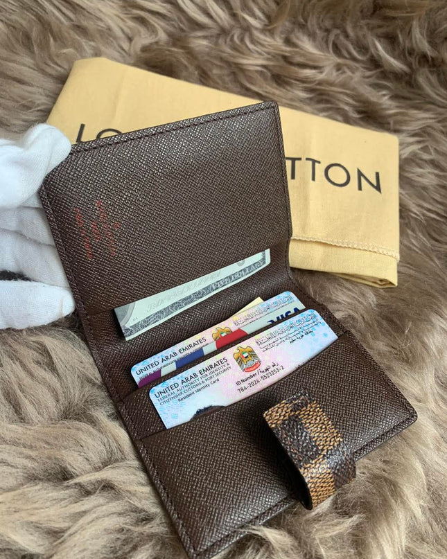 Louis Vuitton Mini Agenda Damier Ebene (Card Holder )