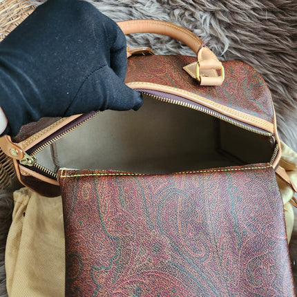 ETRO Paisley jacquard Boston bag
