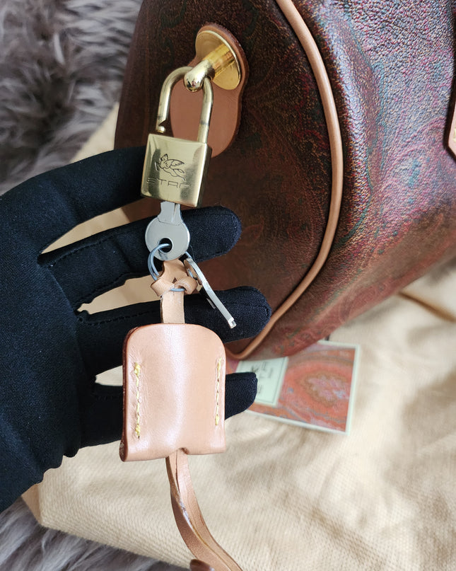 ETRO Paisley jacquard Boston bag