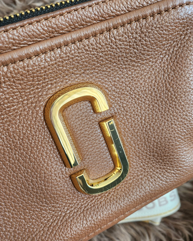 Marc Jacobs The Softshot 21 in Milk Chocolate calf leather Brown
