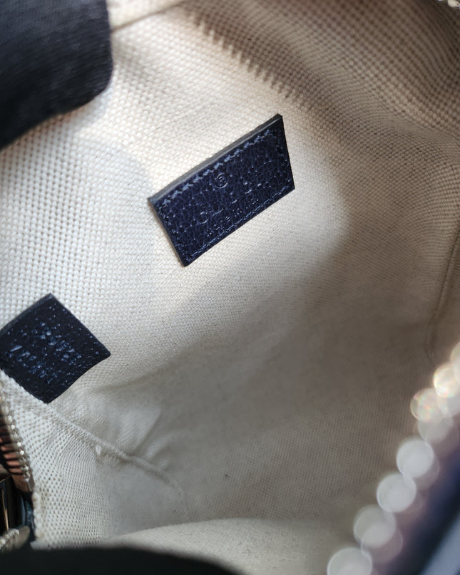 Gucci Beige/Navy Blue GG Supreme