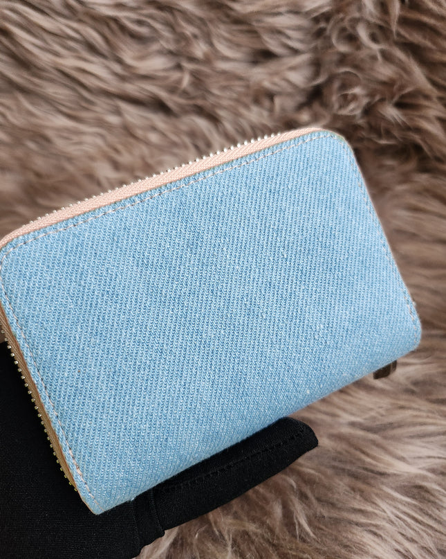 Christian Louboutin
Panettone Pearl Blue Denim Coin Purse