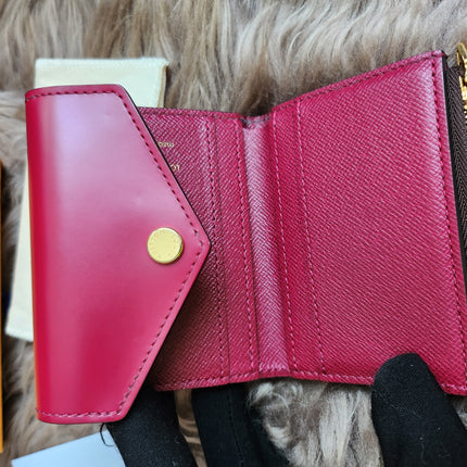 LOUIS VUITTON Monogram Zoe Wallet Small