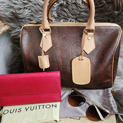 ETRO Paisley jacquard Boston bag