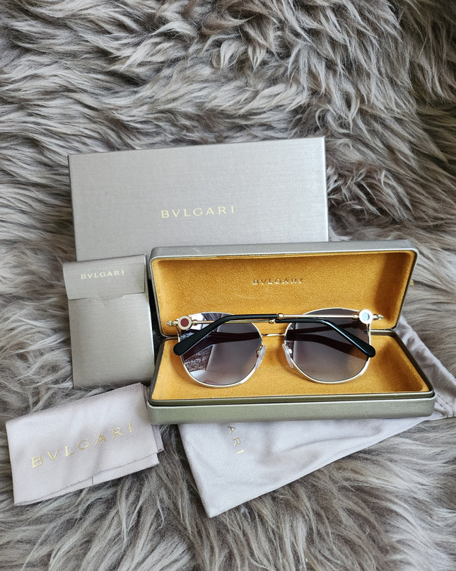 BVLGARI
Half Rim Cat Eye Sunglasses