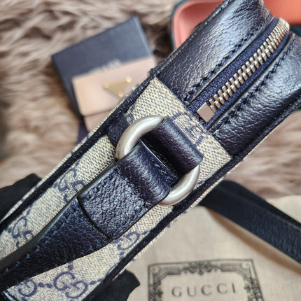 Gucci Beige/Navy Blue GG Supreme