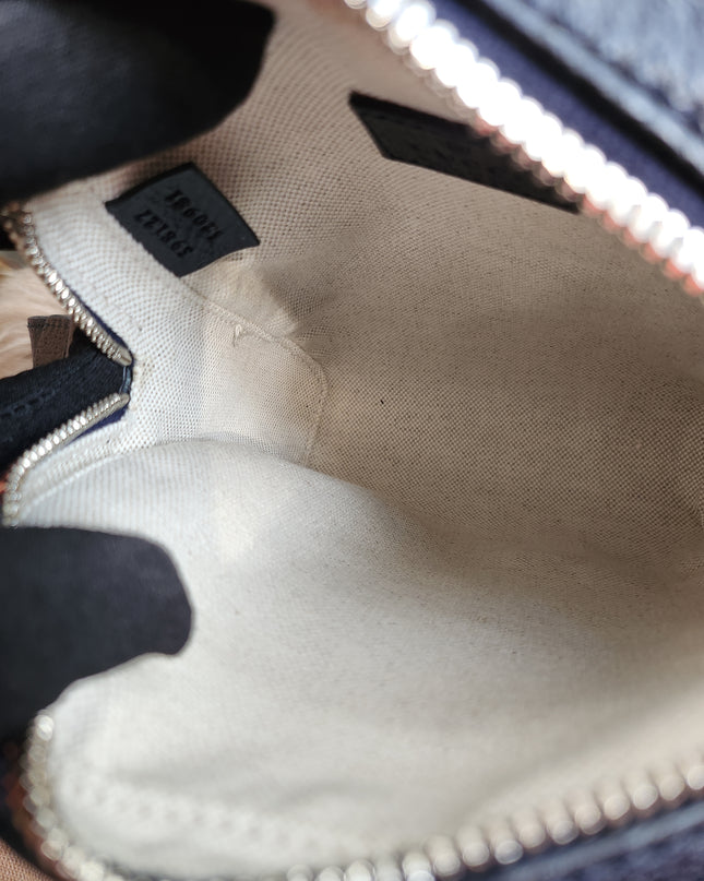 Gucci Beige/Navy Blue GG Supreme
