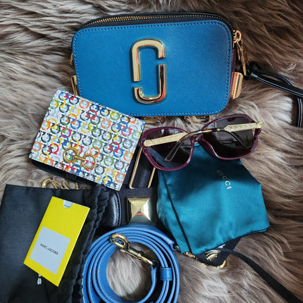 Salvatore Ferragamo Gancini Multicolor Small Wallet