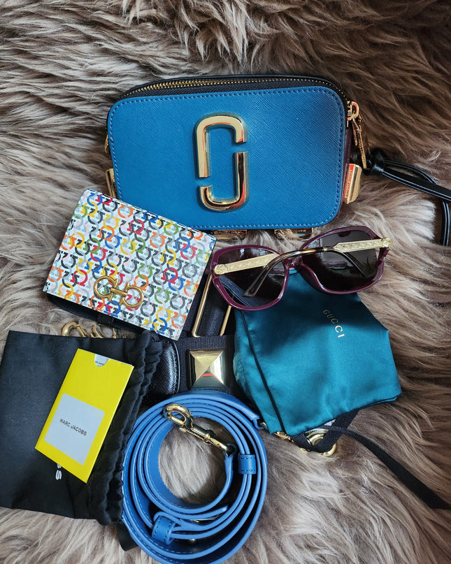 Salvatore Ferragamo Gancini Multicolor Small Wallet