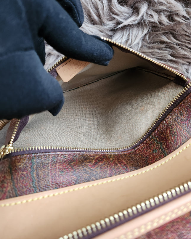 ETRO Paisley jacquard Boston bag