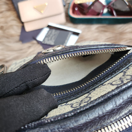 Gucci Beige/Navy Blue GG Supreme