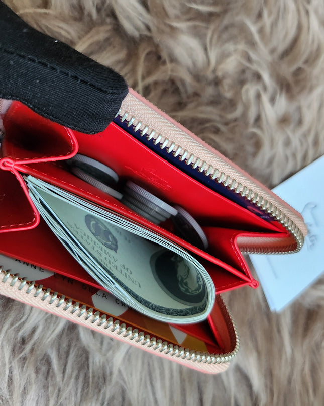 Christian Louboutin
Panettone Pearl Blue Denim Coin Purse