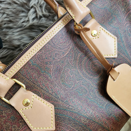 ETRO Paisley jacquard Boston bag