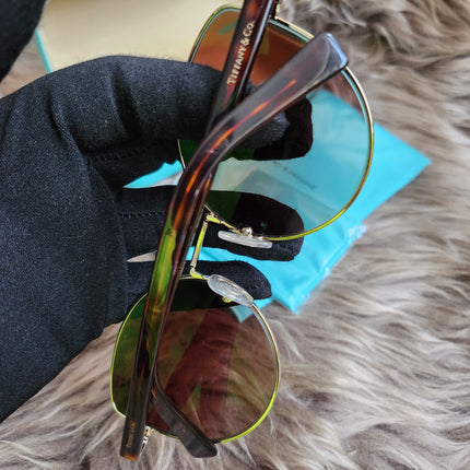 Tiffany & Co Pale Gold Gradient Blue Brown