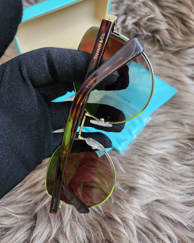 Tiffany & Co Pale Gold Gradient Blue Brown