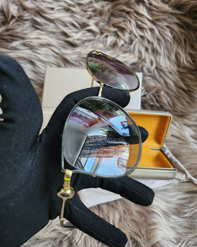 BVLGARI
Half Rim Cat Eye Sunglasses