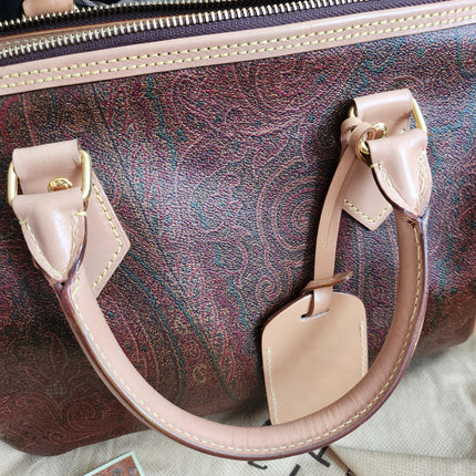 ETRO Paisley jacquard Boston bag