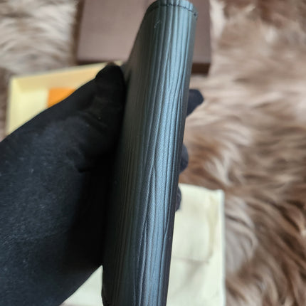 Louis Vuitton Epi Epi Leather Card Case Black