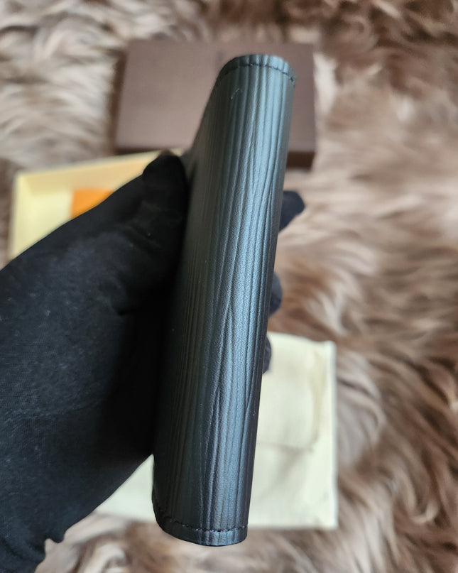 Louis Vuitton Epi Epi Leather Card Case Black