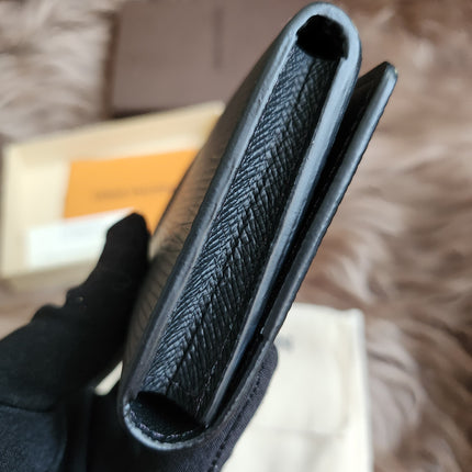 Louis Vuitton Epi Epi Leather Card Case Black