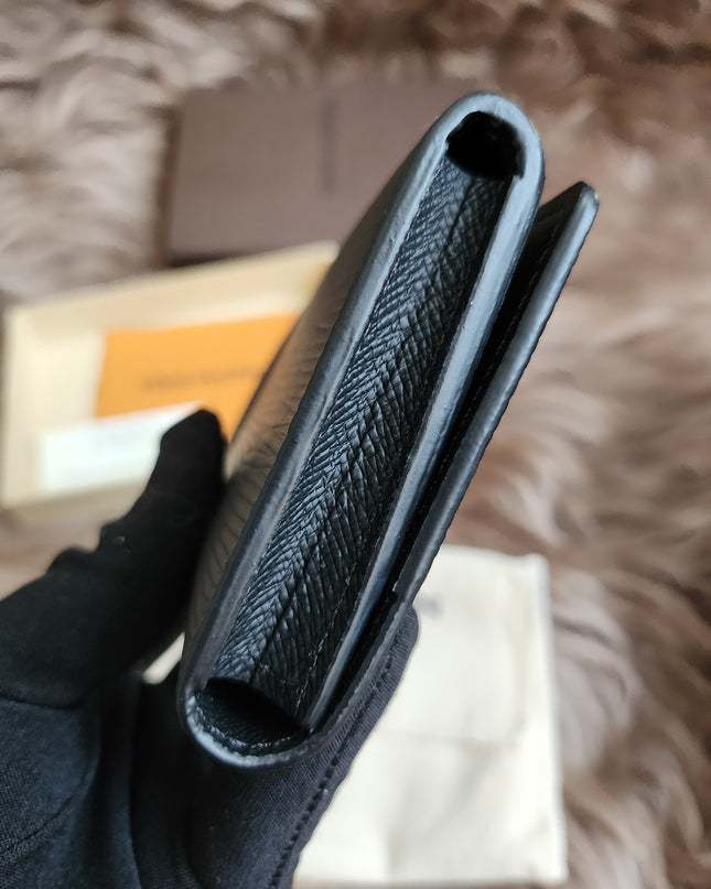 Louis Vuitton Epi Epi Leather Card Case Black