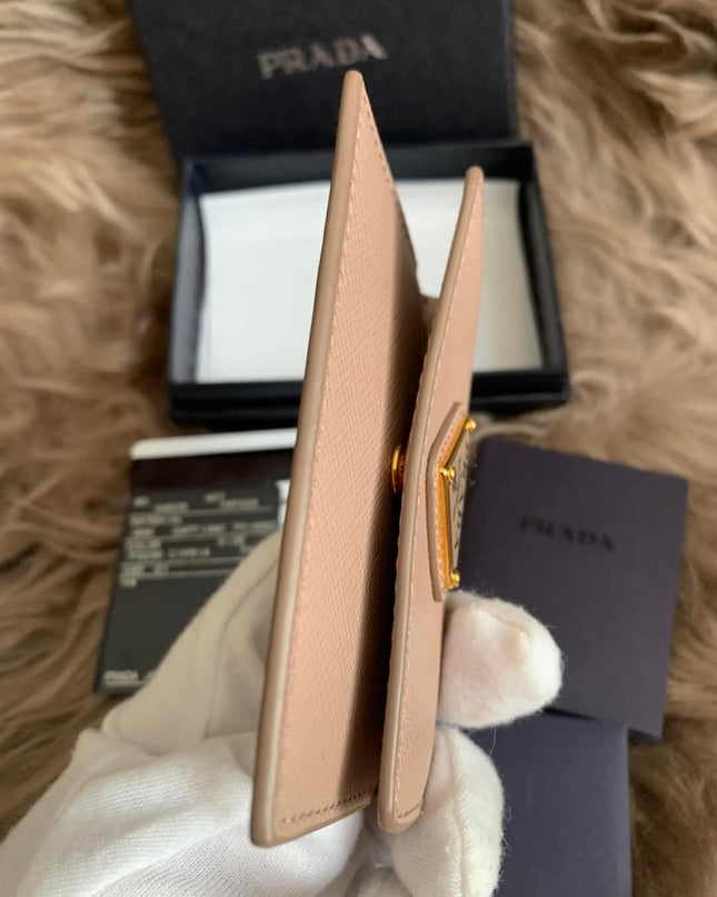Prada Saffiano leather card holder